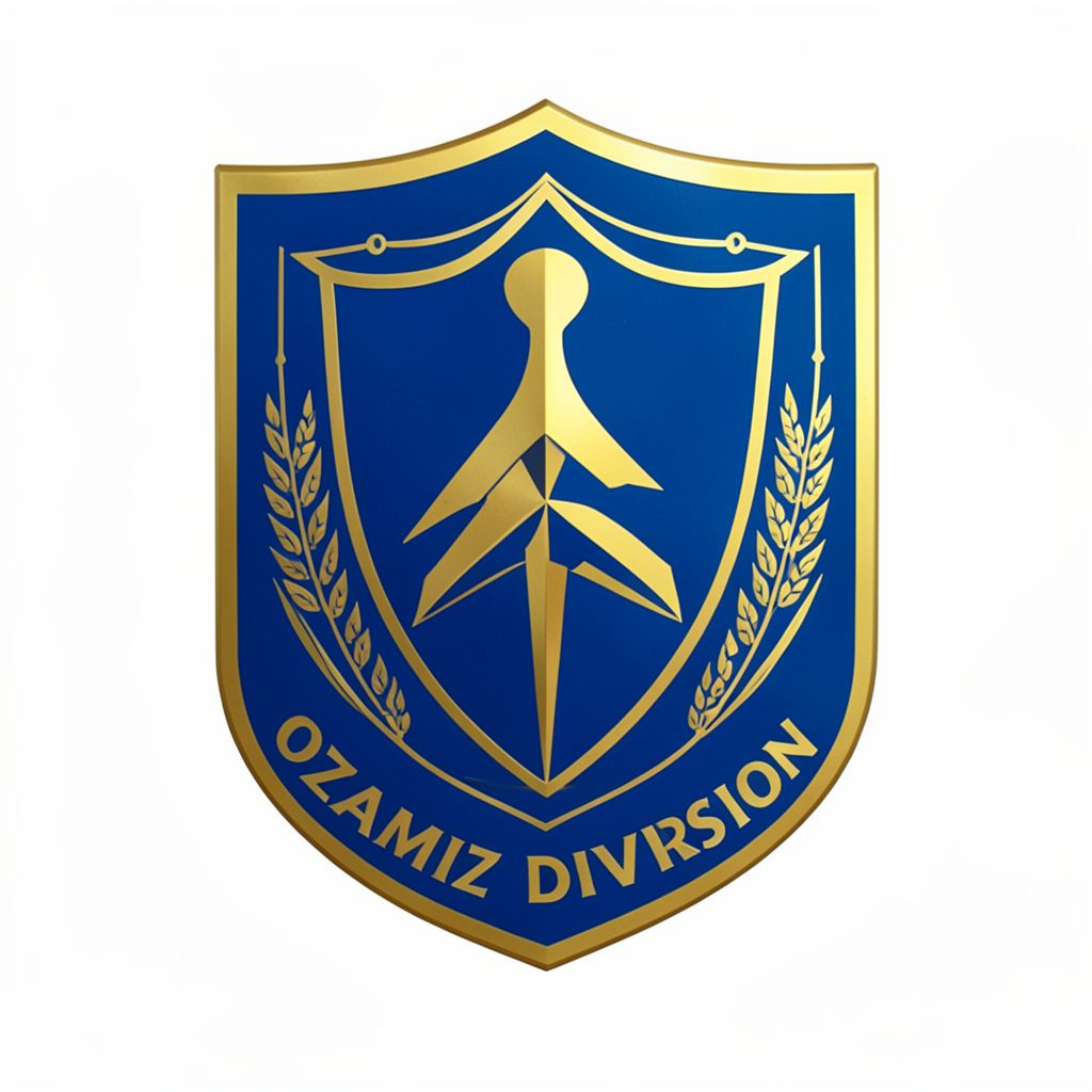 DepEd Ozamiz Division logo featuring a shield emblem in blue and gold tones