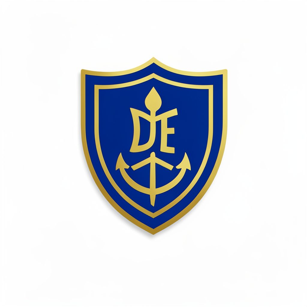 DepEd Ozamiz Division logo featuring a shield emblem in blue and gold